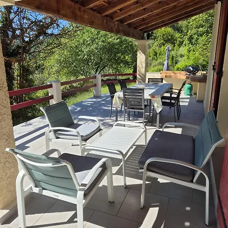 度假居 Maison Charmante Avec Piscine Et Jardin A Robiac-rochessadoule