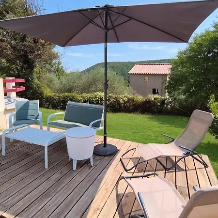 Maison Charmante Avec Piscine Et Jardin A Robiac-rochessadoule *