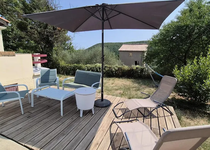 Ferienhaus Maison Charmante Avec Piscine Et Jardin A Robiac-rochessadoule *